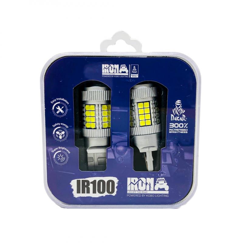 7440 T20 COLOR BLANCO - 24 WATTS SUPER CANBUS- 40 LED CREE - 12V/24V
