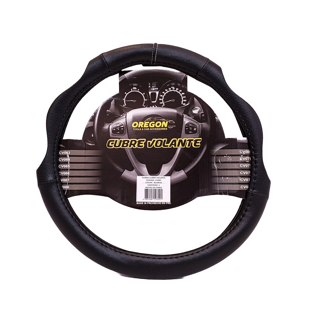 MODELO INDIANAPOLIS 500 CUERO SINTENTICO NEGRO / BLANCO 38*8.2CM